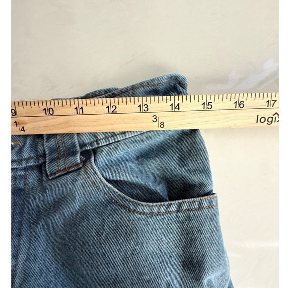 RCCSKATE Mens Denim Jeans Size XS Baggy Wide Leg Y2K Skate Pants Streetwear - Picture 8 of 12